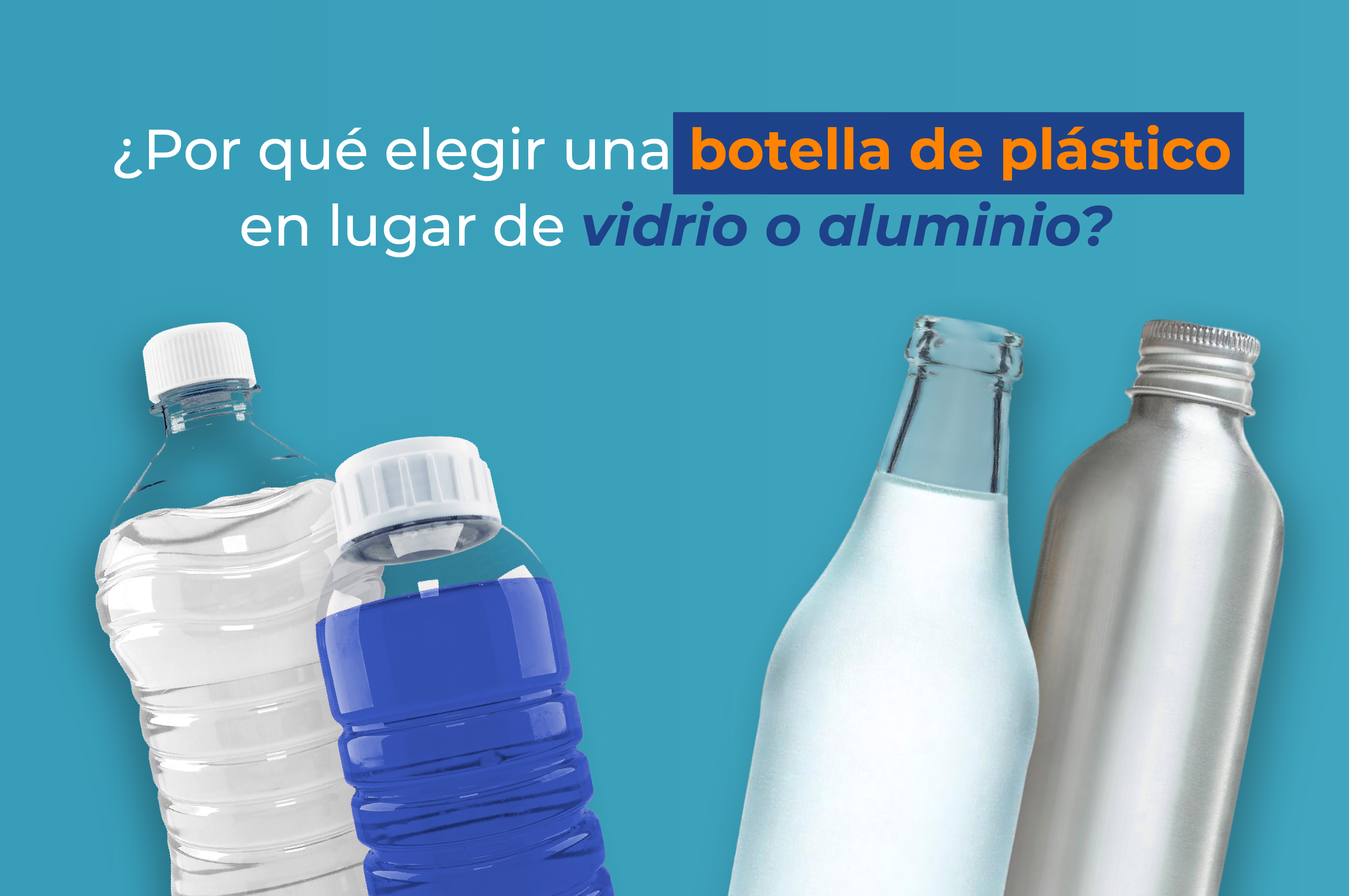 Botella de plástico