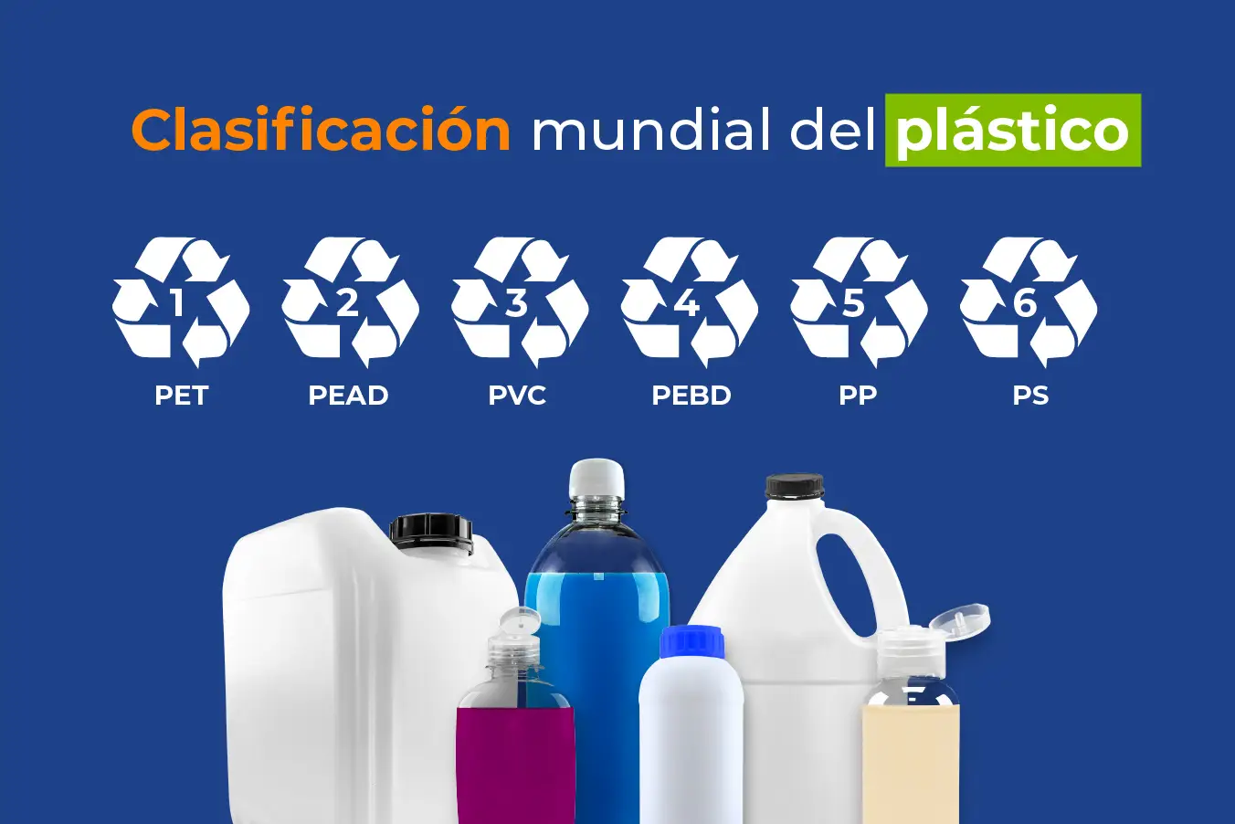 Diferencias entre el PET y otros tipos de plástico
