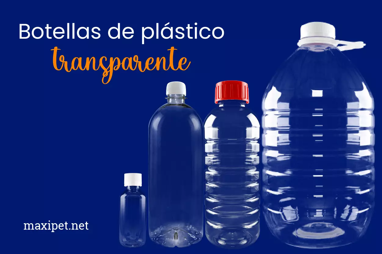 pobreza un poco verdad Botellas de plástico transparente