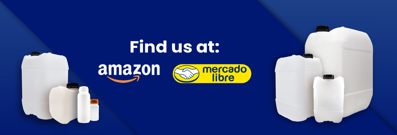 Find us at Amazon and Mercado Libre