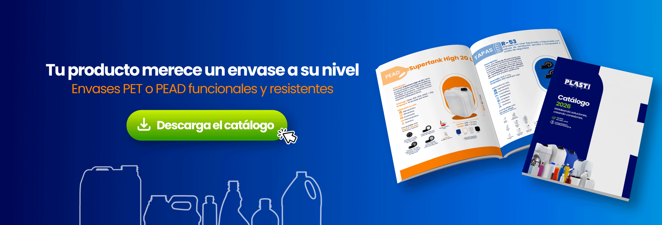 Innovadores diseños para todas las industrias,  explora nuestro catálogo