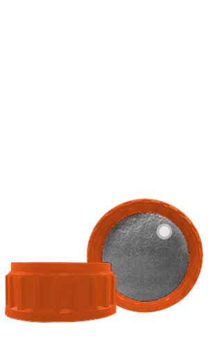 Tapa R-50 mm Liner Plateado de inducción con válvula de ventilación - Maxipet 5