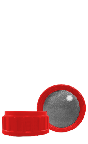 Tapa R-50 mm Liner Plateado de inducción con válvula de ventilación - Maxipet 7