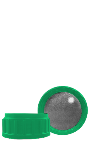 Tapa R-50 mm Liner Plateado de inducción con válvula de ventilación - Maxipet 4