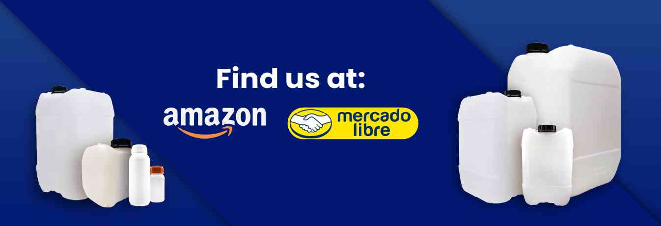Find us at Amazon and Mercado Libre