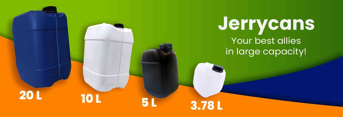 Jerrycans. Your best allies in large capacity!