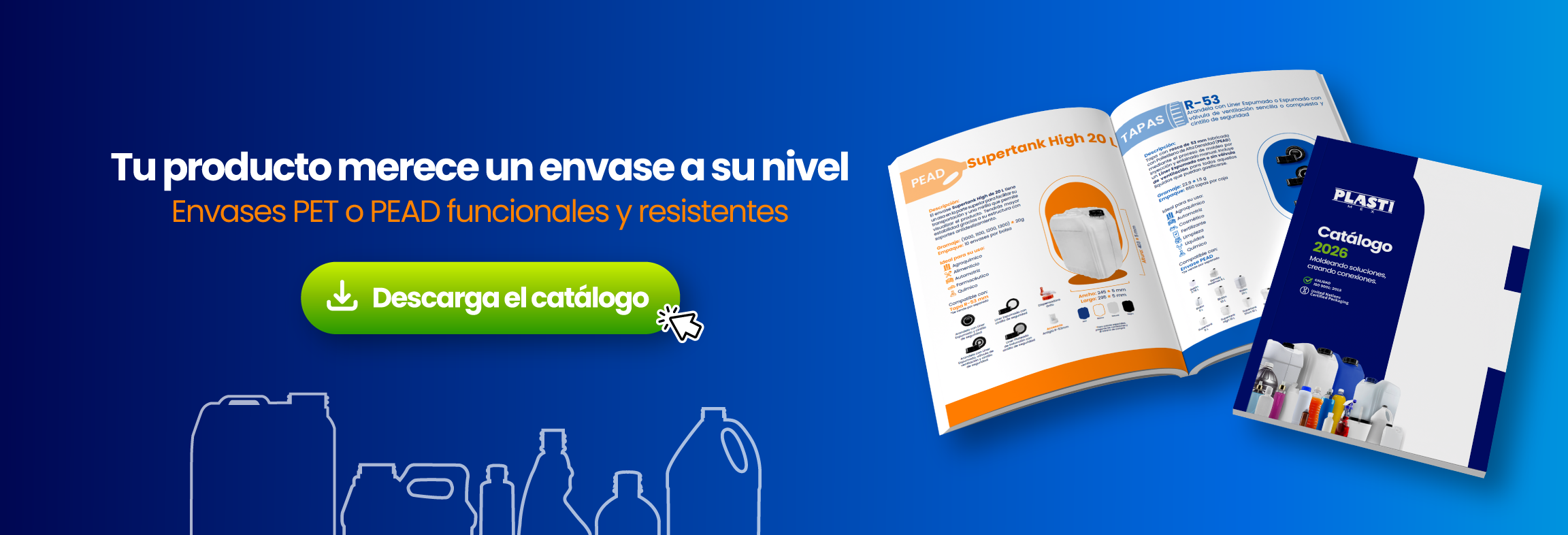 Innovadores diseños para todas las industrias,  explora nuestro catálogo